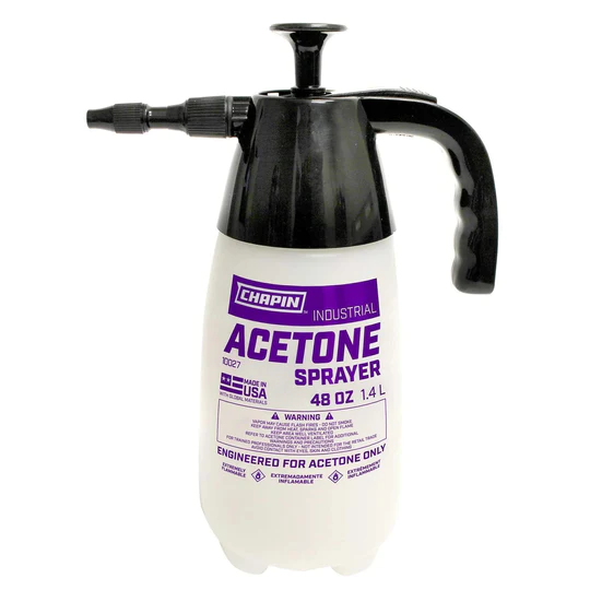 Chapin 10027 industrial acetone hand sprayer for decorative concrete dye