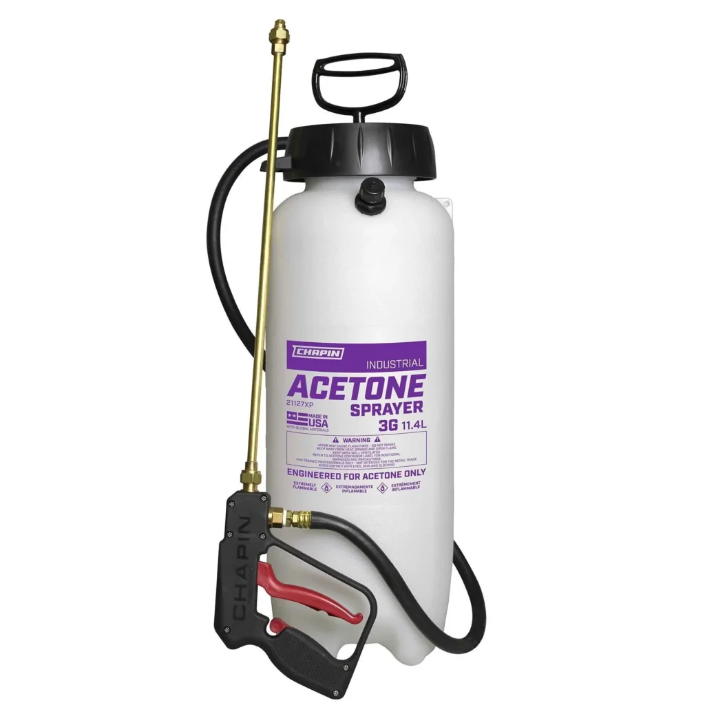 Chapin 21127XP 3-gallon acetone sprayer for decorative concrete dye