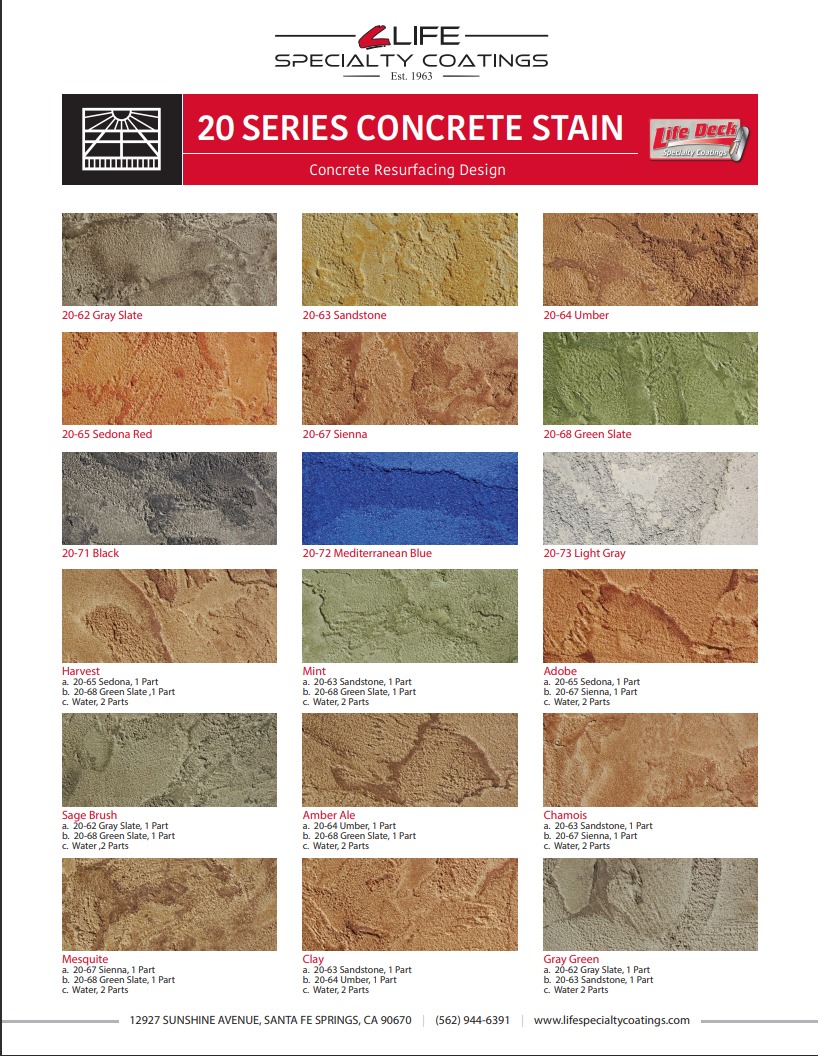 Stains – Decorative Concrete Supply LLC